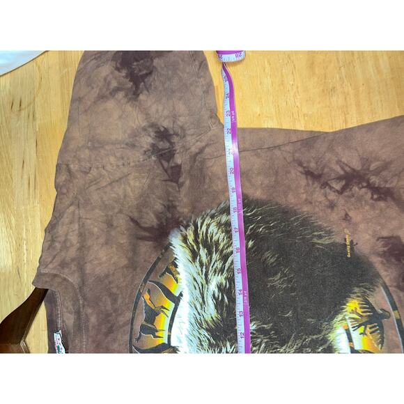 Vintage Alaska Bear Shirt Grizzly Brown bear Quality Goods Canada Made Tee 90s L - Picture 8 of 9